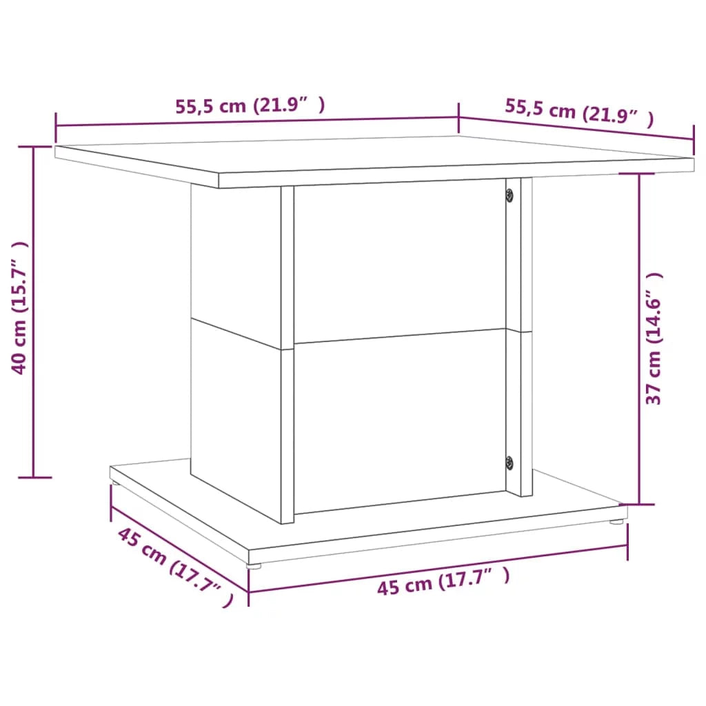 Sonoma Oak Engineered Wood Coffee Table Z653
