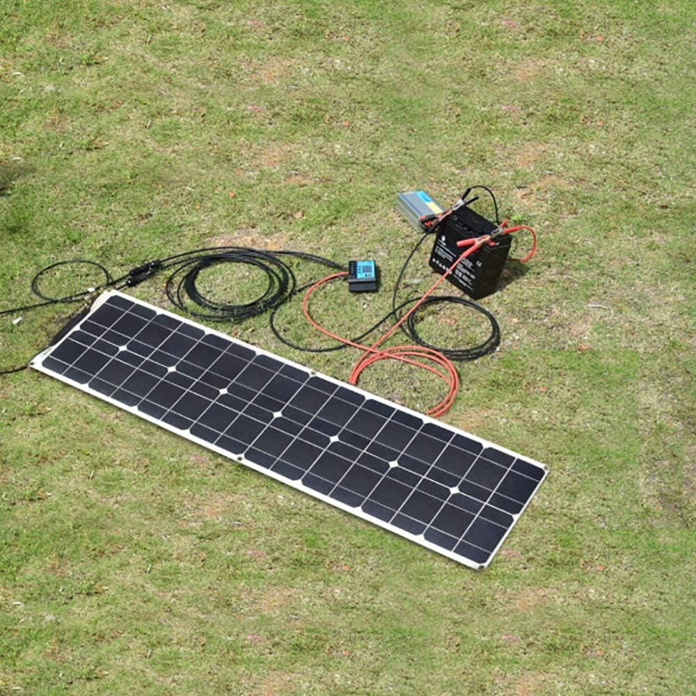Flexible Monocrystalline 50W Solar Panel Kit with 10A Controller M470
