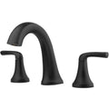 8 in. Widespread Double Handle Bathroom Faucet Matte Black T8574