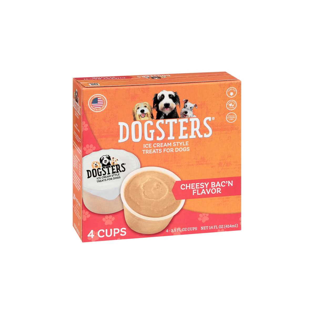 Cheesy Bac’n Flavor Ice Cream Style Dog Treats P958