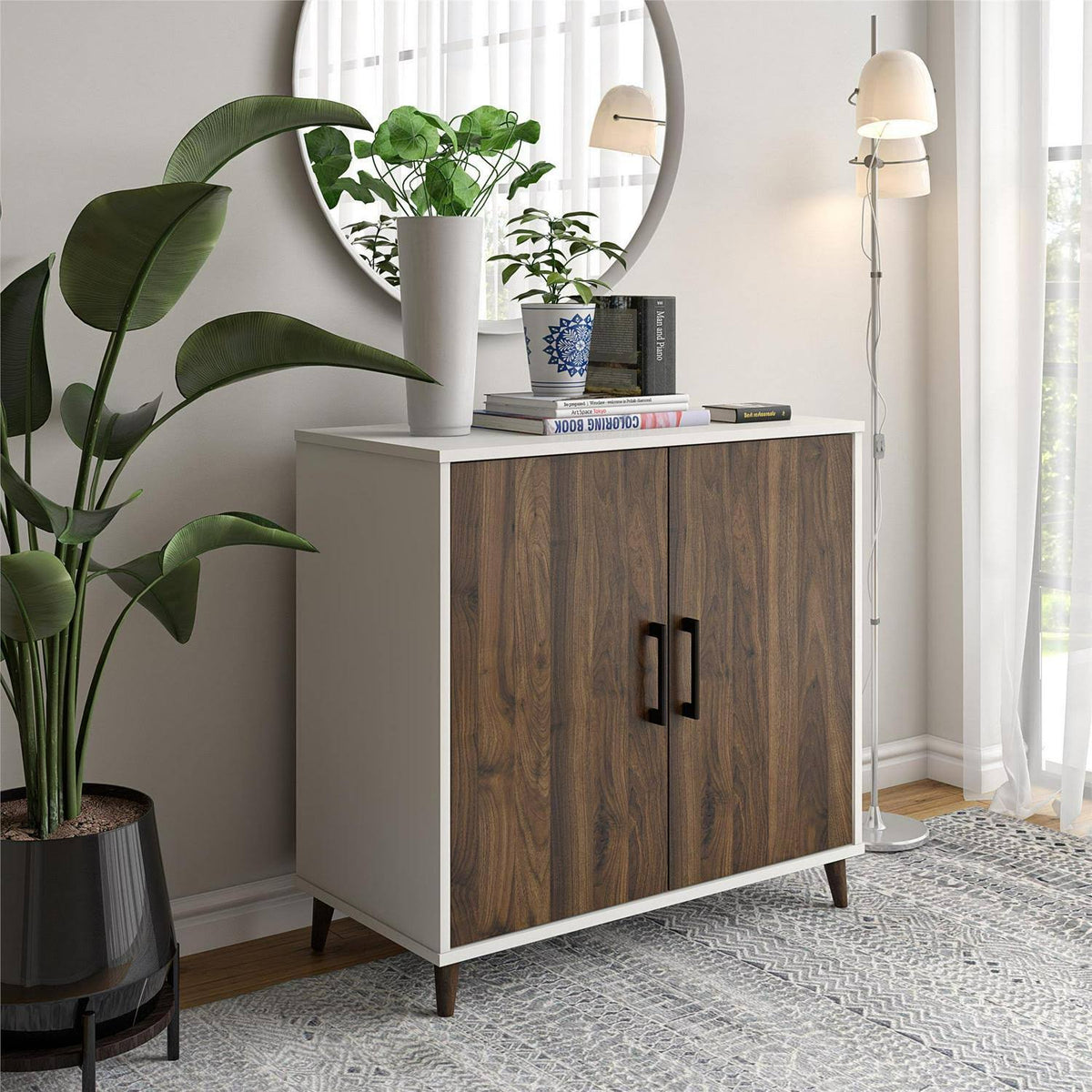 White Accent Cabinet E250879