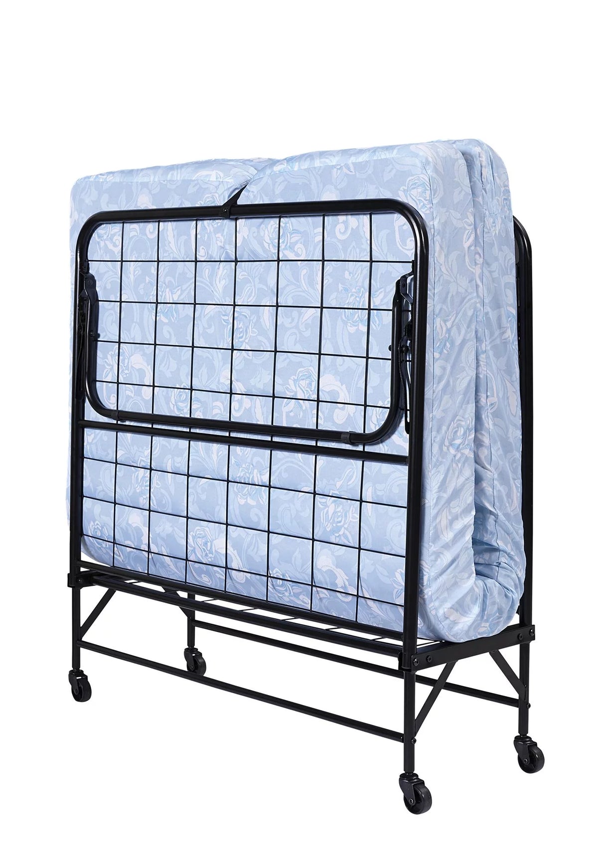 Folding Rollaway Guest Bed with 5 Inch Mattress, Twin F272