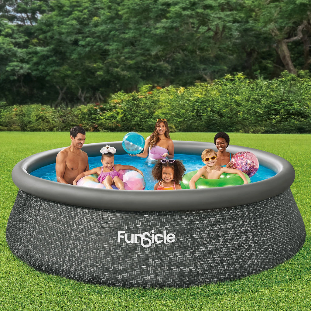 10ft x 30in Round Above Ground Pool with Cartridge Filter Pump O51861
