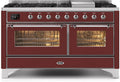 Burgundy Dual Fuel Natural Gas Range V5327
