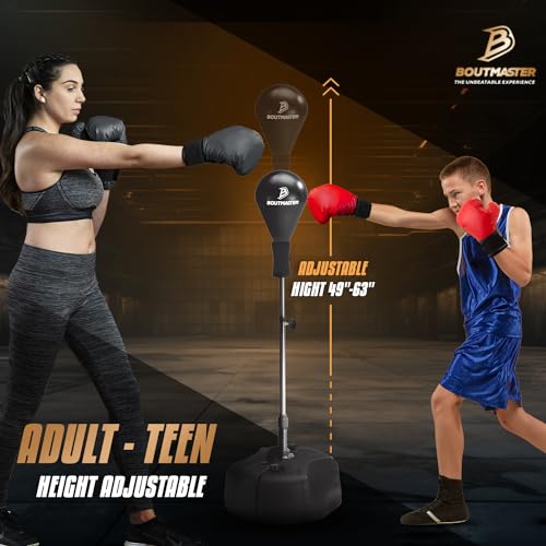 Height Adjustable Punching Bag with Stand D4734