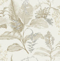 Beige Botanical Wallpaper J6128