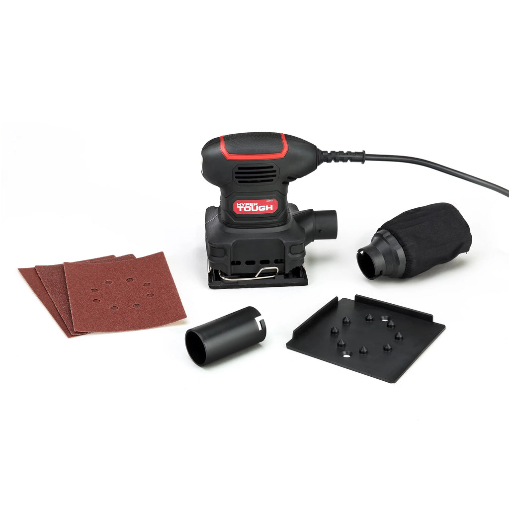 2 Amp Corded 1/4 Sheet Palm Sander with Dust Bag A21814