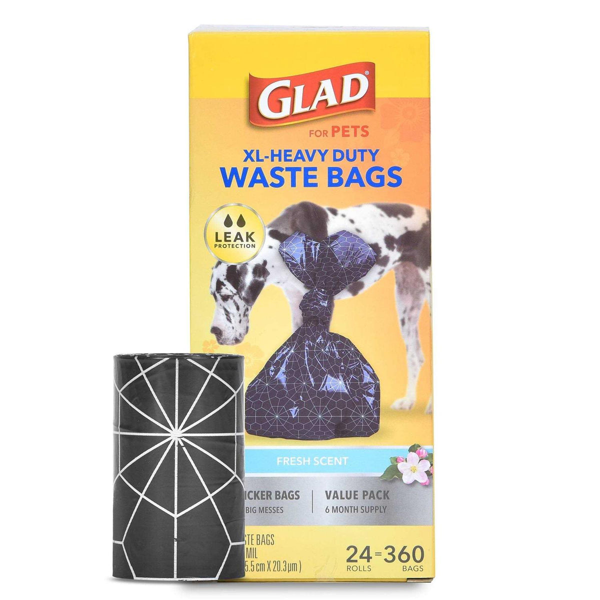 Extra Large Heavy Duty Scented Dog Waste Bags L979