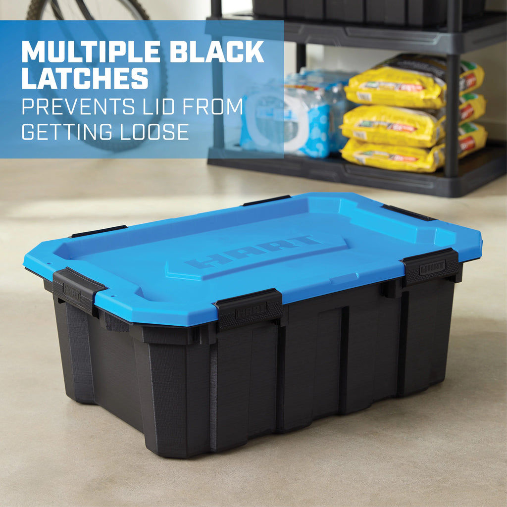 18 Gallon Water Resistant Plastic Storage Bins D5611