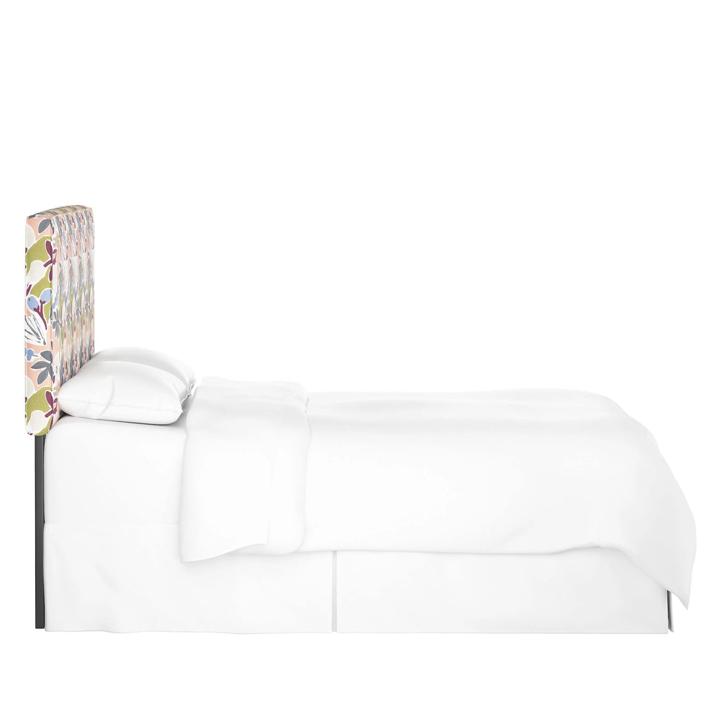 California King Headboard Peach Floral B734