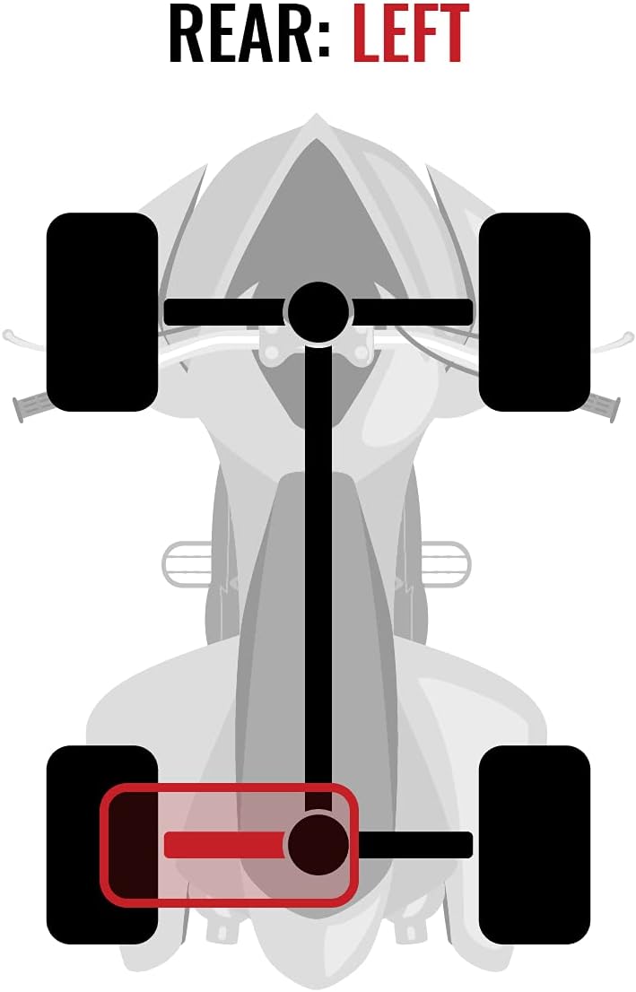 Rear Left Axles Pack of 2 A1485