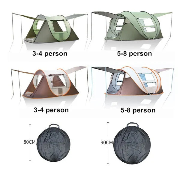 3 in 1 Waterproof Camping Tent with Carrying Bag K327
