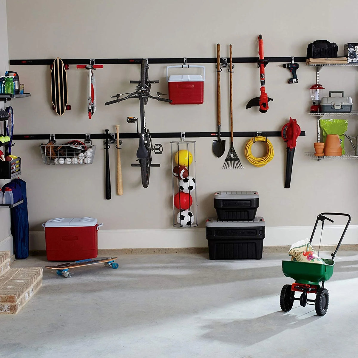 12 Pack Wall Mount Hook Garage Organizer A350901