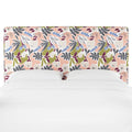 California King Headboard Peach Floral B734