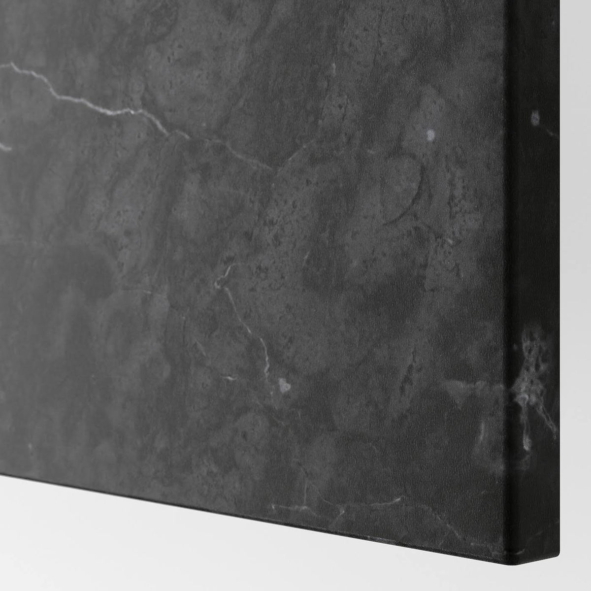 Black-Brown Wall Cabinet with 2 Doors W66179