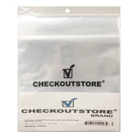 1000 Cos Crystal Clear Plastic OPP Sealable Flap Outer Sleeves G462
