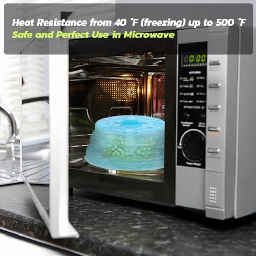 Silicone Microwave Plate Cover with Steam Vents BPA Free 1Pack E8966