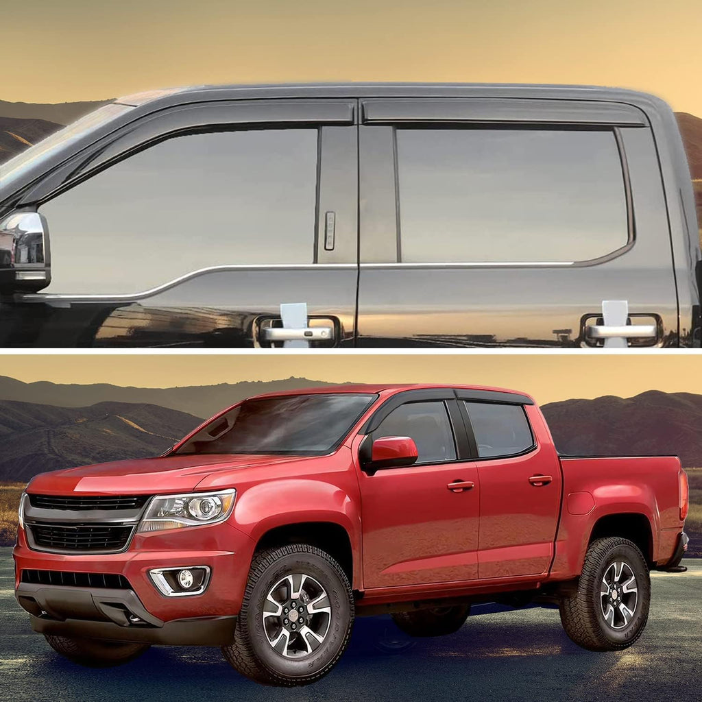 Dark Smoke 4-Piece Side Window Deflectors G251016