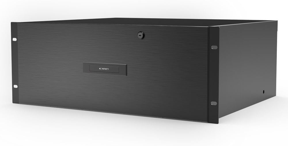 Rack Mount Drawer 4U with Aluminum Faceplate with Lock and Key I33452