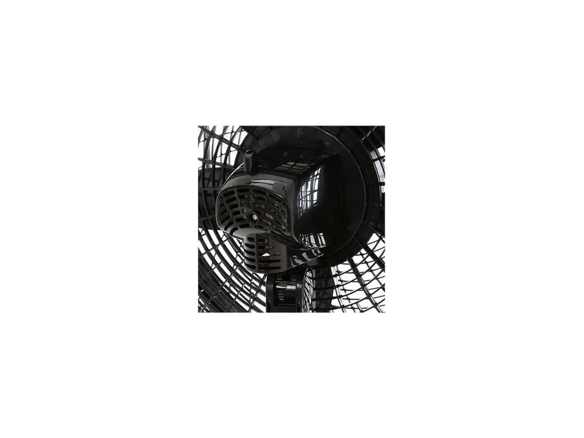 18 Oscillating Pedestal Fan with Remote, 3 Speeds, Black H5484