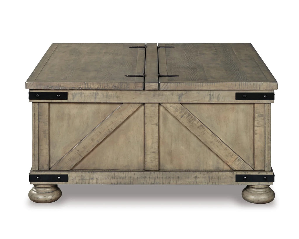 Gray Coffee Table With Storage F513