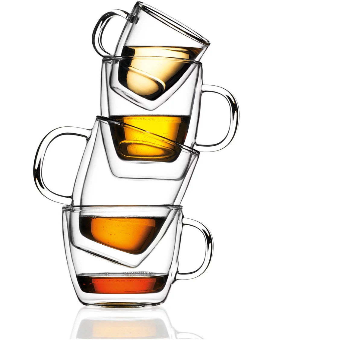 Clear Double Wall Coffee Mug Set of 2 E581339