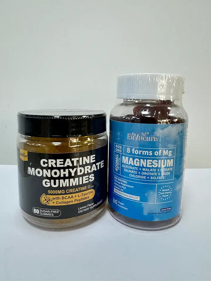 Creatine Monohydrate Gummies + Magnesium Gummies X3821