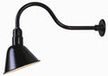 Black 1-Light Outdoor Wall Sconce H53754