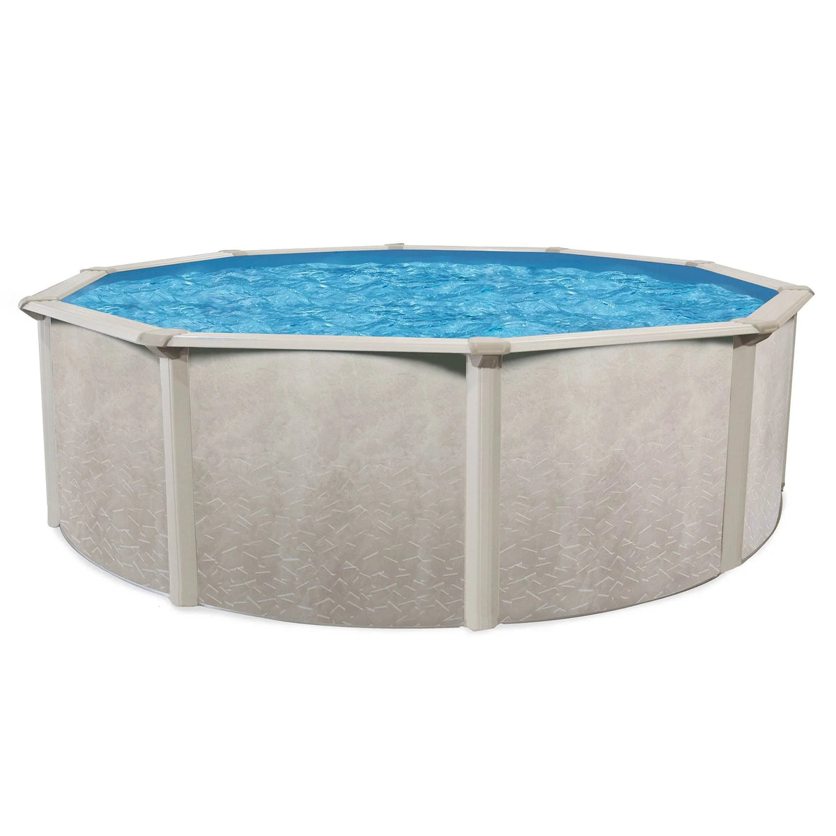 Gray Steel Above Ground Swimming Pool Kit G38864