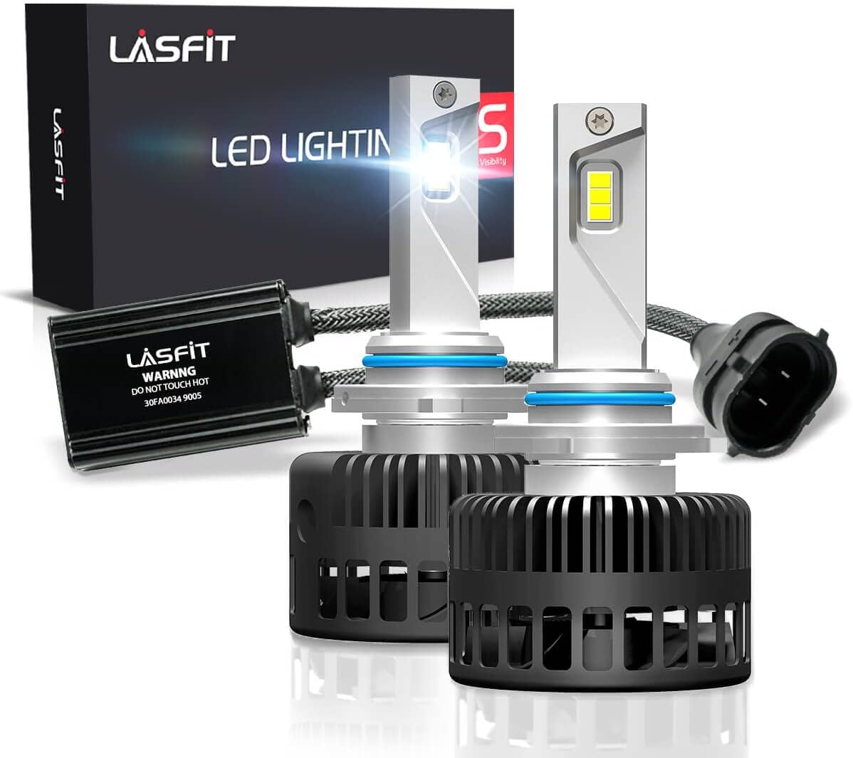 9012 Hir2 LED Bulb 8000LM 6000K Waterproof (Pack of 2) P335