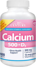 Calcium 500 Plus Extra D Caplets, 400 Count G3637
