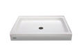 48x22 White Rectangle Shower Base C543296