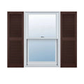 12 inch x 92 inch Vinyl Open Louver Shutters O2147