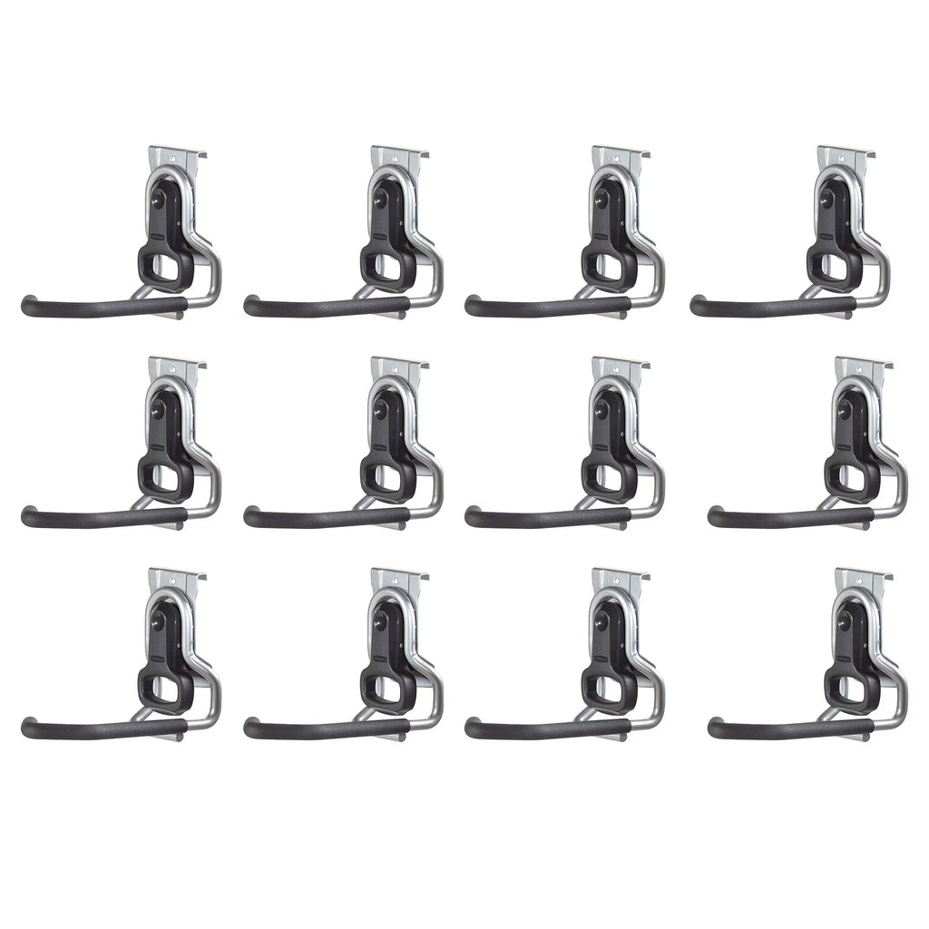 12 Pack Wall Mount Hook Garage Organizer A350901