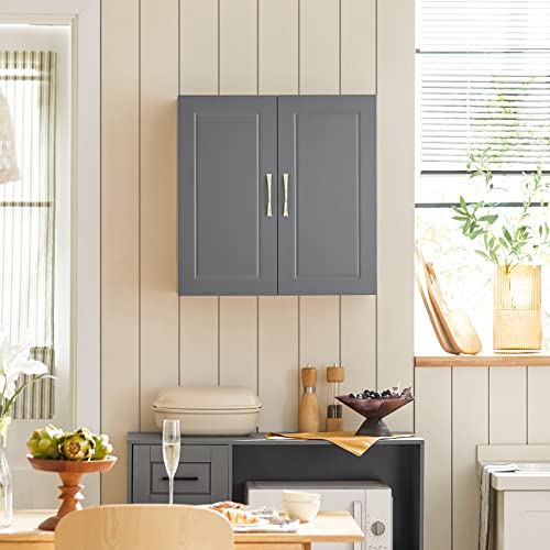 Brown Wall Storage Cabinet P7173