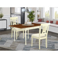 3-piece Dining Set with Linen Seat in Cherry T757232