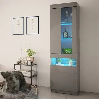 Gray Standard Bookcase F5858