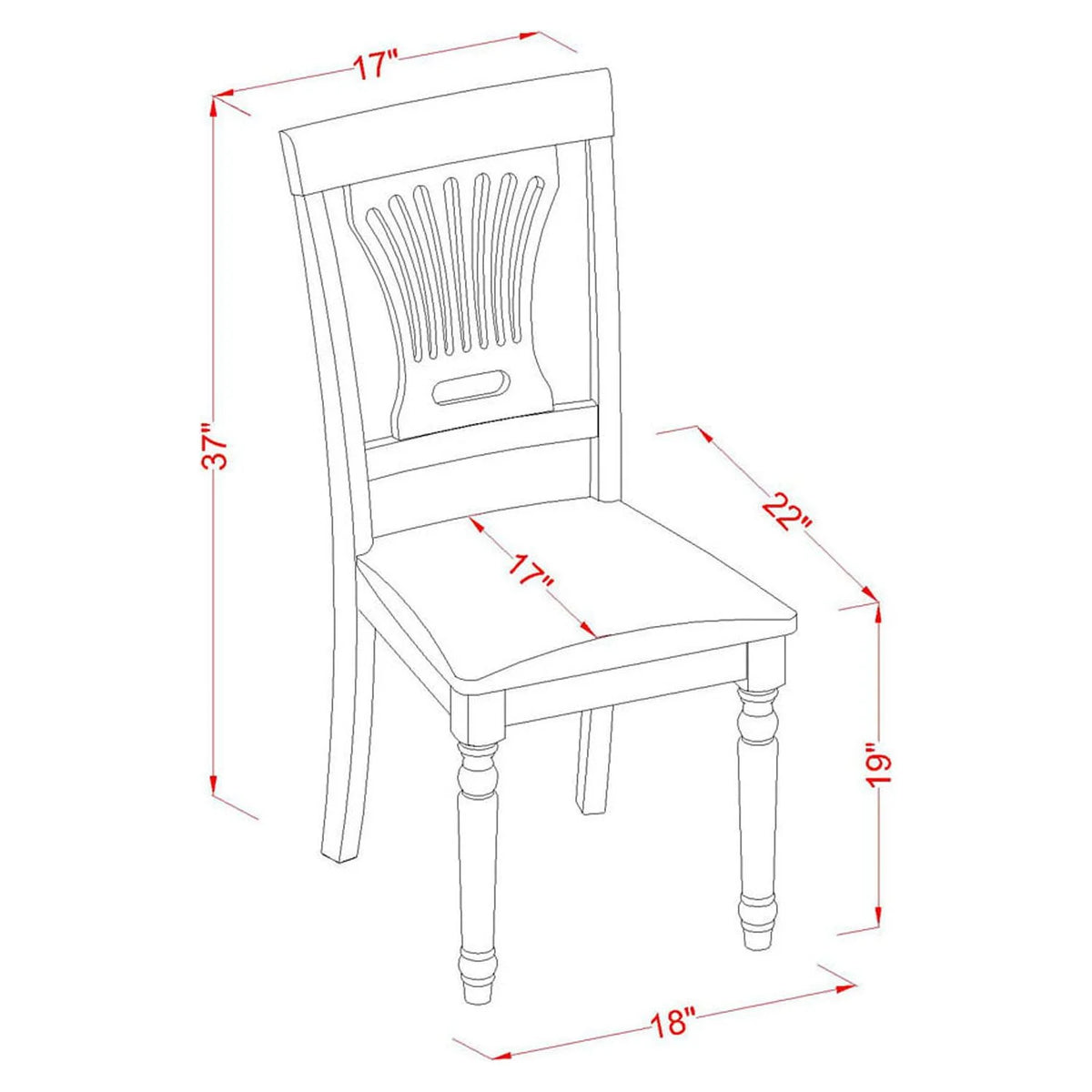 3-piece Dining Set with Linen Seat in Cherry T757232