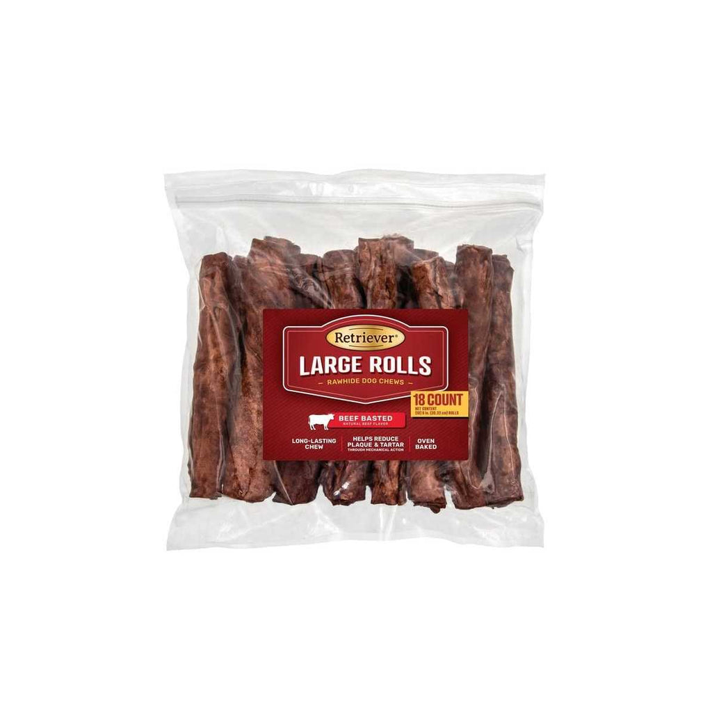 Beef Basted Rawhide Dog Chew Treats Z77119
