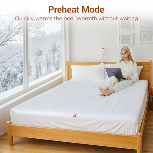 Queen Heated Mattress Pad with Dual Zone Control P80520