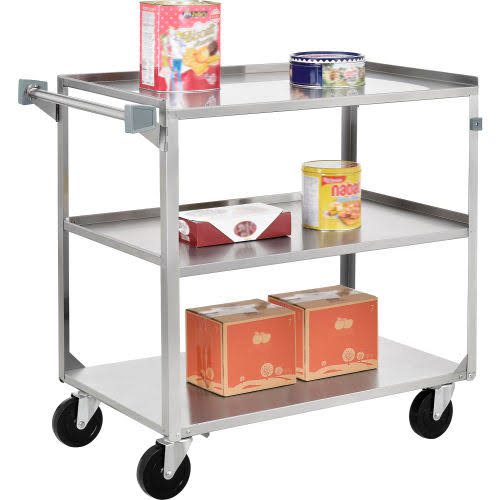 Stainless Steel Utility Cart 500 lb Cap H619