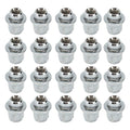Silver Steel Wheel Nut 20 Pieces M95659