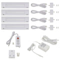 6 inch Cool White Modular LED Under Cabinet Lighting Standard Kit (4 Panel) Z836