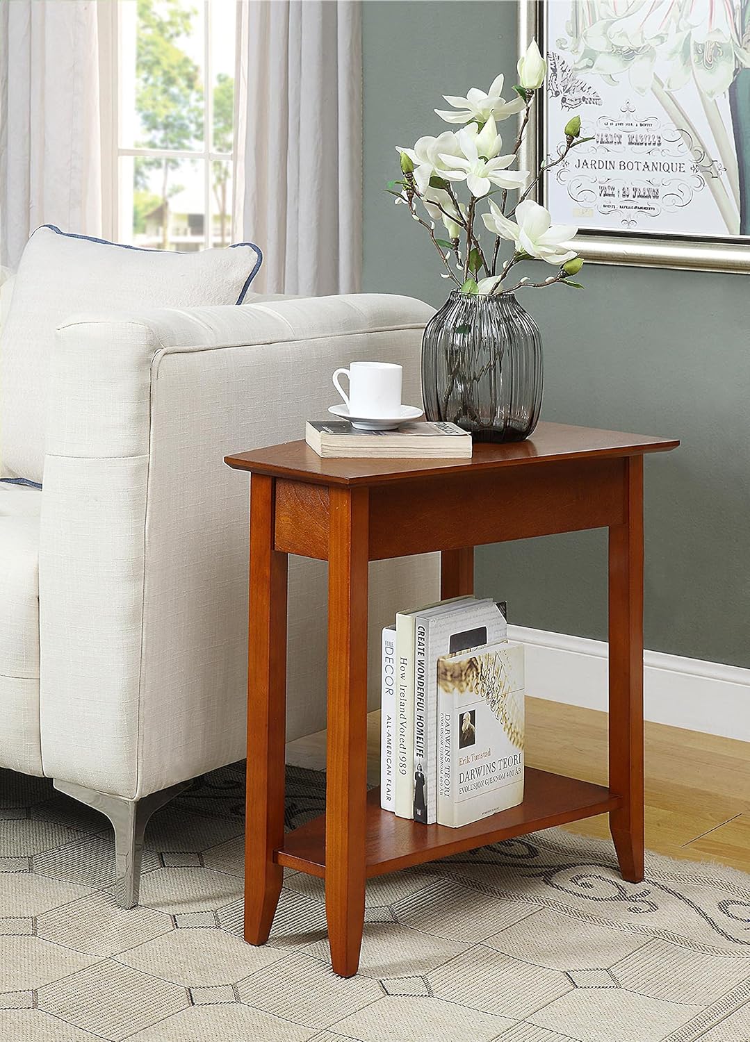 Gray Wedge End Table R6235