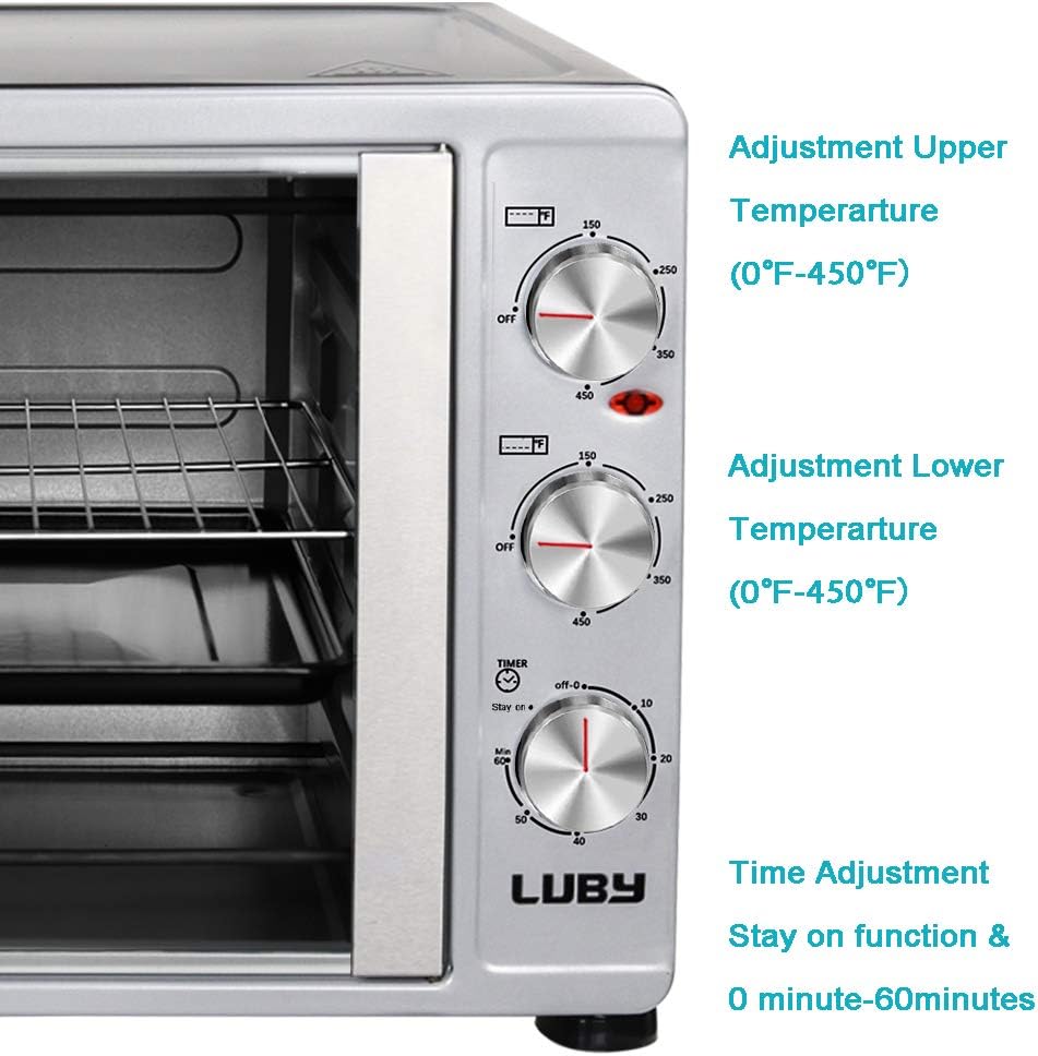 Silver 55L French Door Toaster Oven U759