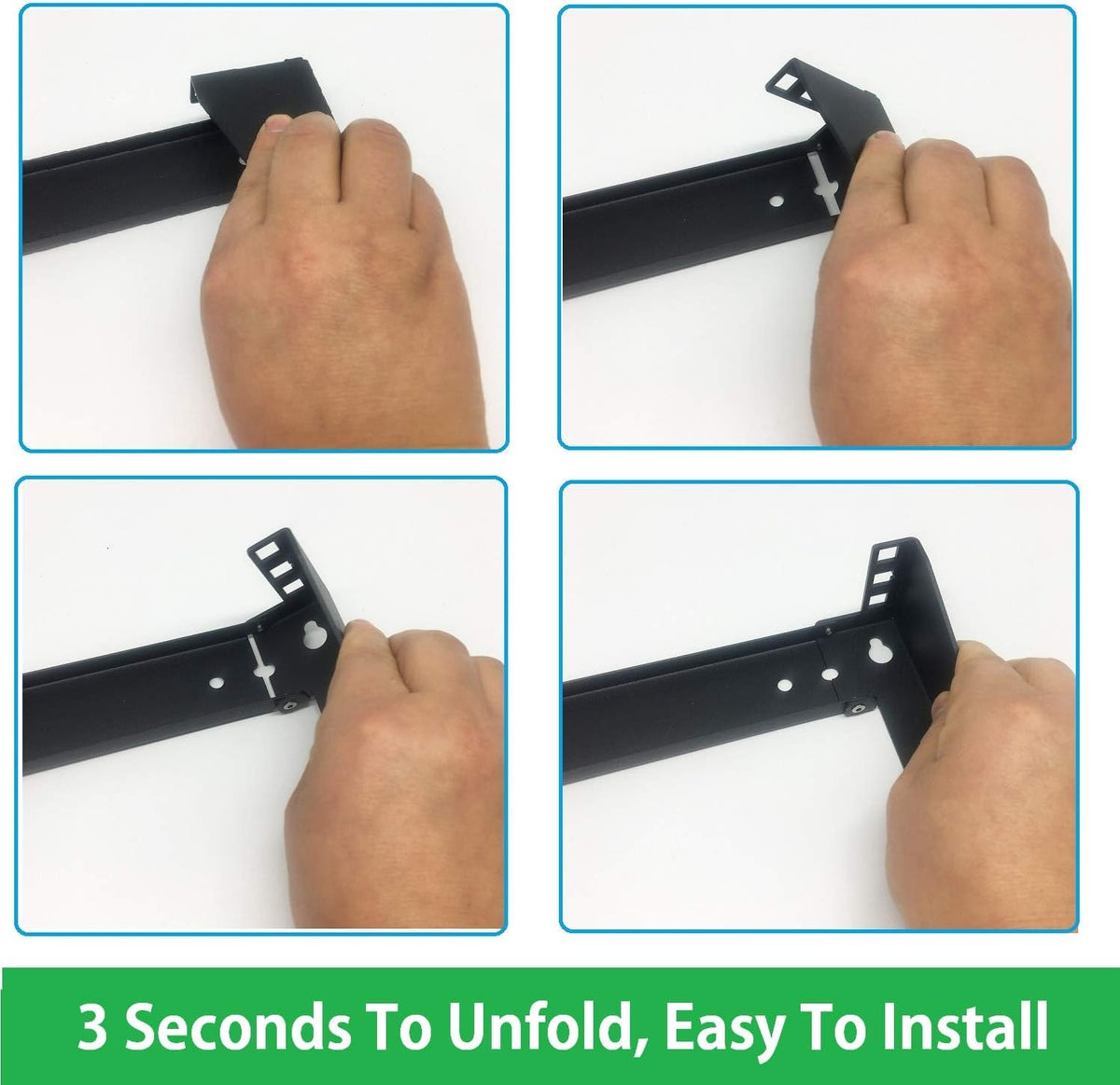 19 Inch 1U Heavy Duty Wall Mountable Server Rack Pack of 2 D319442
