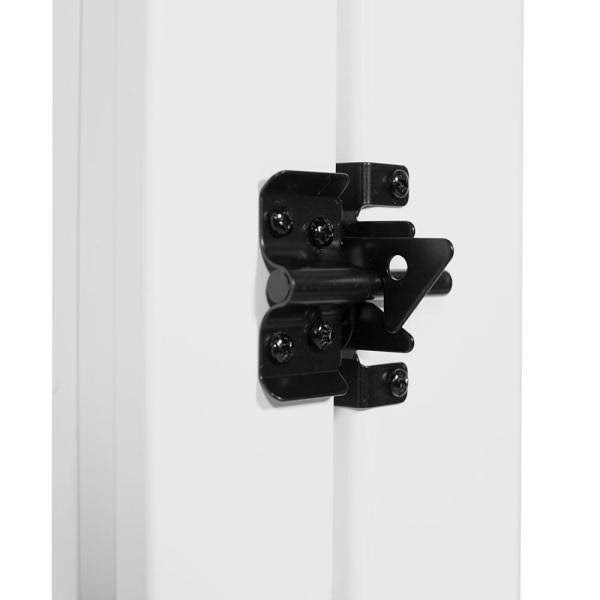White Vinyl Picket Fence Gate C39449