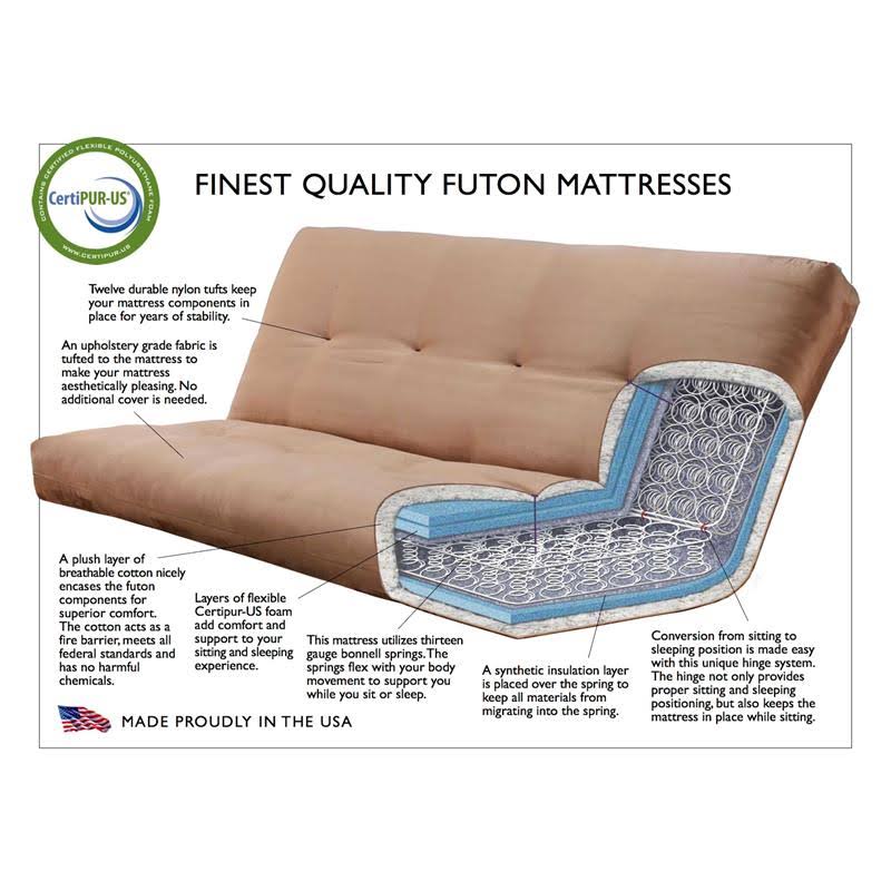 Linen Charcoal Futon Set Z88601