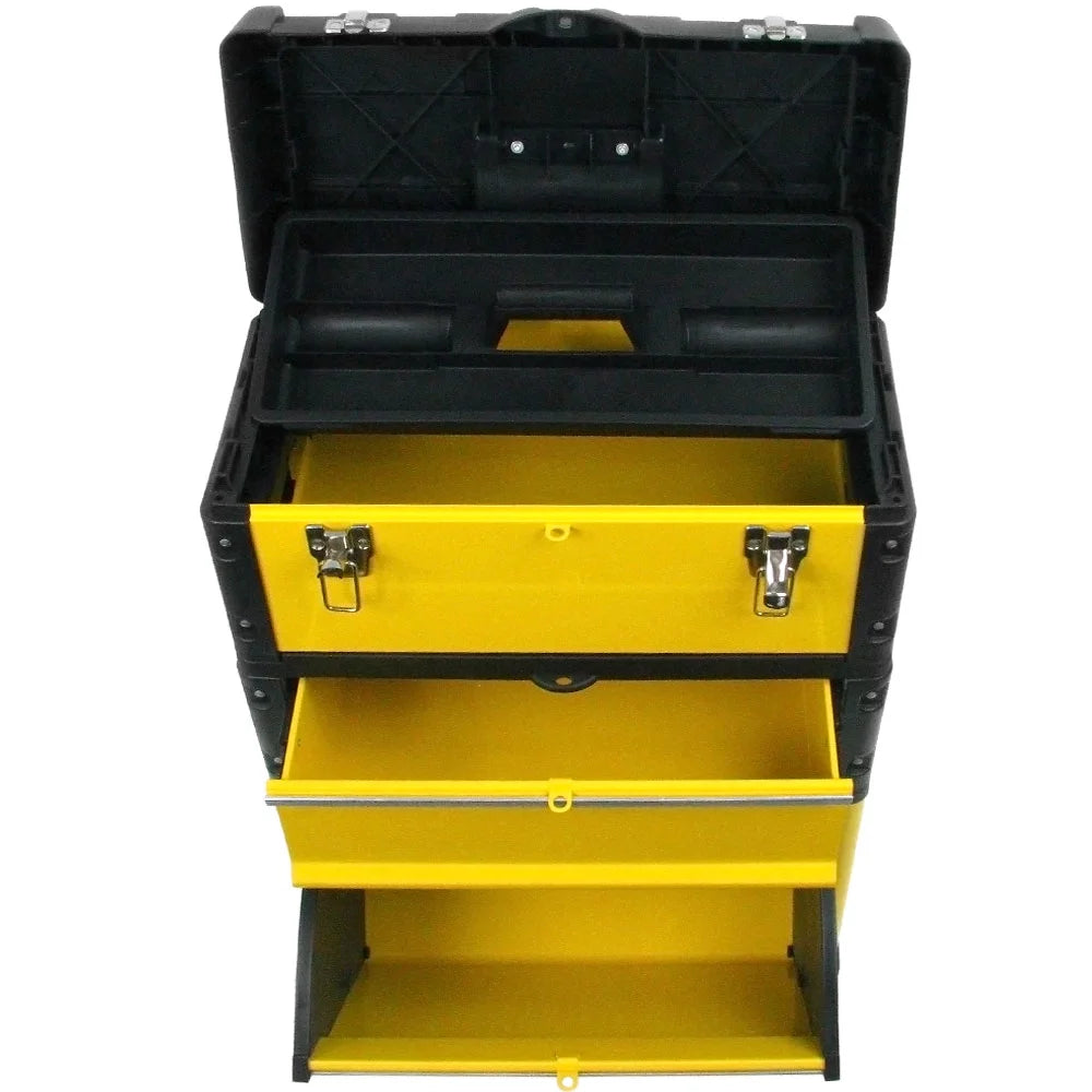Portable 3-in-1 Tool Box with Wheels U4635