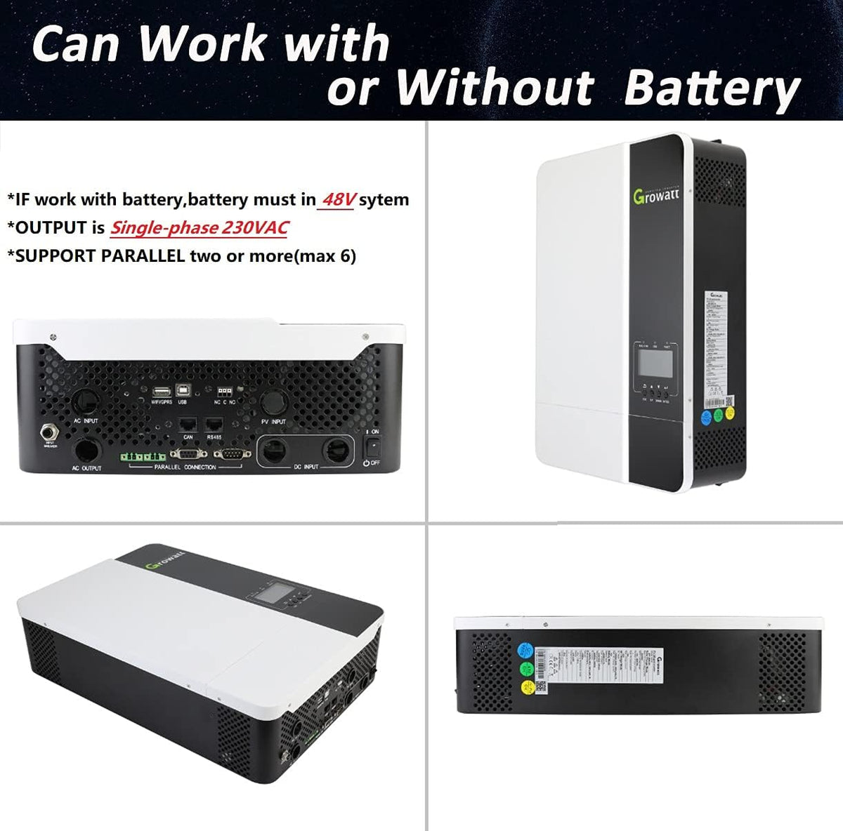 5000W Solar Inverter with MPPT Charge Controller N5343